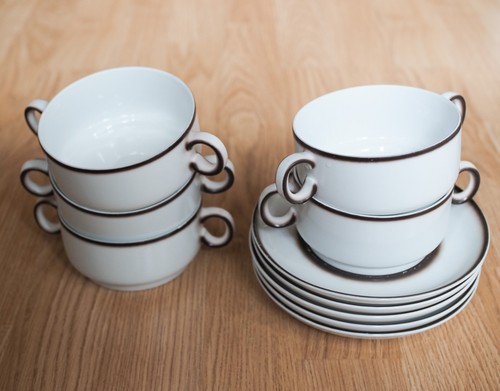 Suppentassen mit untertasse - 5,